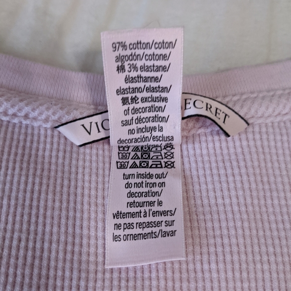 Victoria's Secret V Neck Long Sleeve Top New - Picture 5 of 7